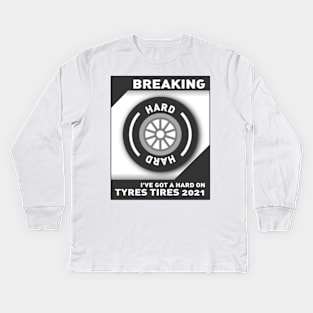 Hard Tire Tyre Kids Long Sleeve T-Shirt